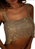 Crystal Glow Rhinestone Top